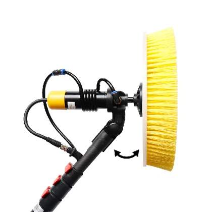 Scuab Glanadh Painéal Gréine Rothlach Leictreach Ceann Aonair